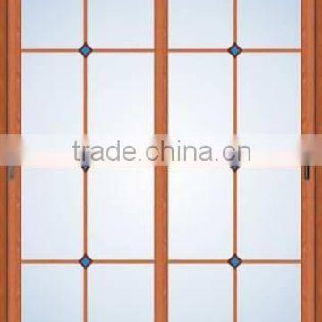 aluminum sliding door with grills