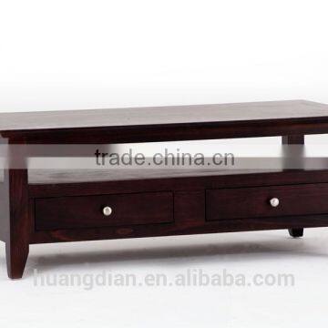 latest design customized wooden living room furniture square coffee table