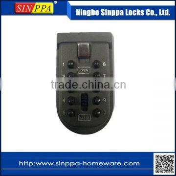 HL-002 Zinc Alloy 10-Digit Push-Button Combination of Weather Resistant Wall Mount Key Safe Box