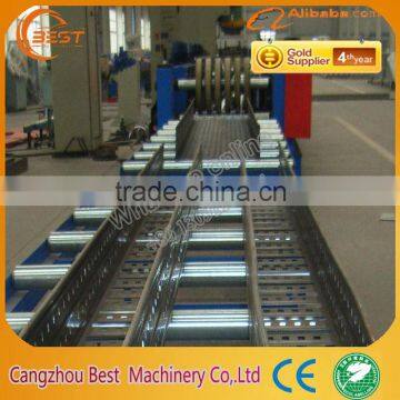 Auto Galvanized Steel Cable Tray Cold Roll Forming Machine