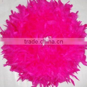 Feather Wreath - Christmas Wreath - Fuschia Wreath