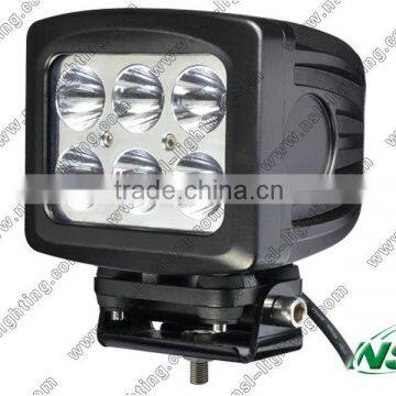 60W LED Work Light LED Cree LED Work Light SUV Off-road Boat Headlight Spot Fog Light Mounting Bracket