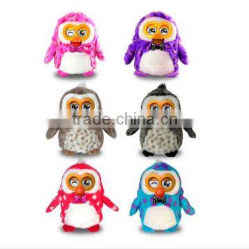 Owl interactive learning machine, educational toys owl, Electronic pet toys,owls repeat machine