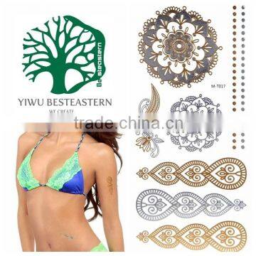 Super cool Gold Temporary Tattoo for Summer time