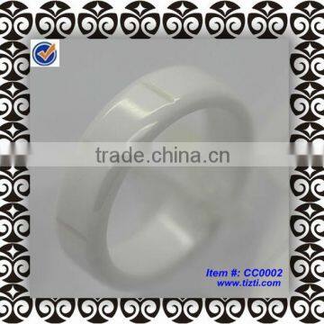 white Ceramic ring