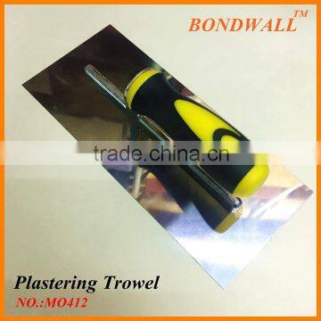 MO412 plastering bricklaying trowel with TPR handle