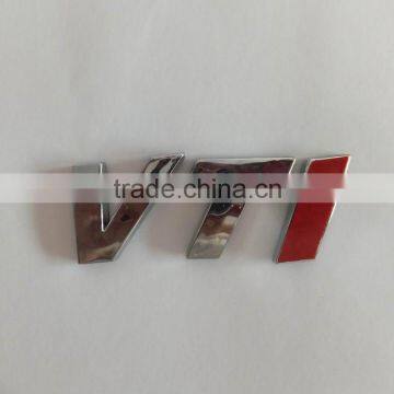 3D ABS Chrome Letters Car Badge,ABS Numbers Car Sticker,custom Plastic Car Badge Emblem