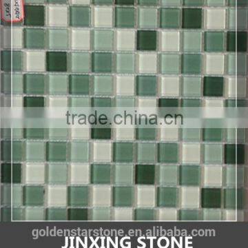 spring leaf glass mosaic for interior door