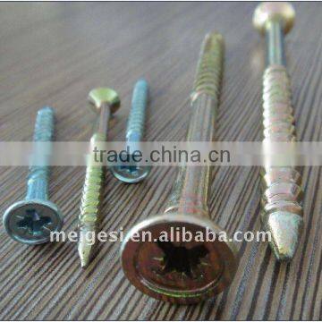 Pozi Flat Countersunk Head Nail Screw with Collar