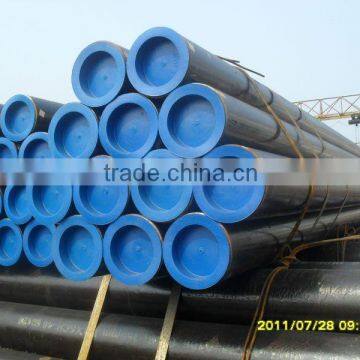 carbon steel pipe with plastic caps