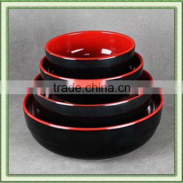 two-tone melamine korean round bowl