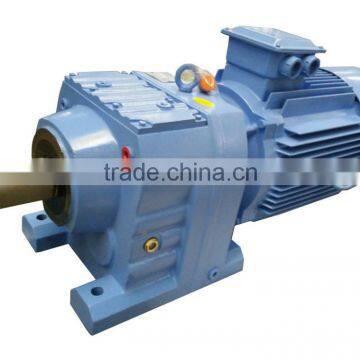 China Guomao R series helical reduction gear motor for Crane and hoists