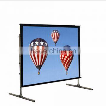 2015 High Quality Quick Folding Screen fast folding projector screen curved projector screen