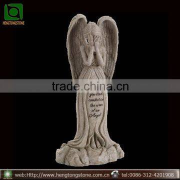 Large Granite Famale Angel Statues