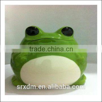 ISO9001/EN71/ASTM/SGS creative frog money box cartoon secret money box