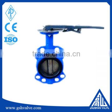 High quality manual Wafer Butterfly Valve drawing