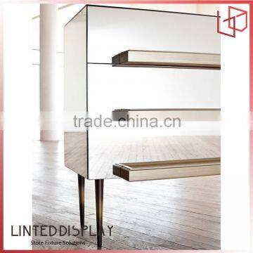 China metal retail store fixture, Guangdng garment rack supplier, floor display shelves, coat stand