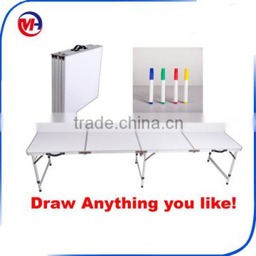 8-Foot Portable Beer Pong / Tailgate Tables WHITEBOARD DRAW ANYTHING YOU LIKE