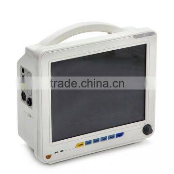 2016 New Design ETCO2 End Tidal CO2 12 Inch Patient Monitor With 6 Parameters ECG, NIBP, SPO2, TEMP, RESP, PR photo-2