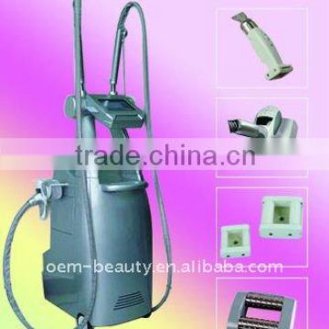 M8+2 liposuction cavitation vacuum+motorized intelligent roller+ultrasound+LED light therapy slimming equipments