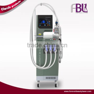 2016 Multi-function SHR IPL Yag Laser Microneedle Fractional RF hair removal scar removal machine