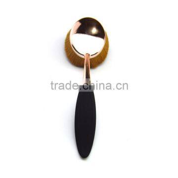 Private Label Toothbrush Shape Single Oval Makeup Brush Beauty Cosmetic
