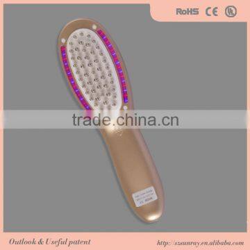 Handheld ion wave vibrating healthy Hair Growth Comb wholesale