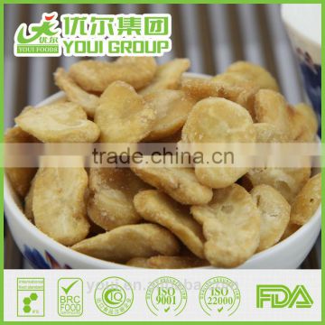 HACCP,ISO,BRC,HALAL Certification Salted Broad Bean Chips with best quality and hot price