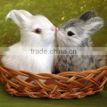 Easter Bunny Furry Animal Cheap Plastic Farm Animal Toy photo-6