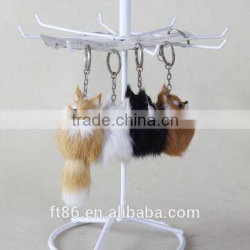 Plush Handmade Furry Animal Keychain photo-2