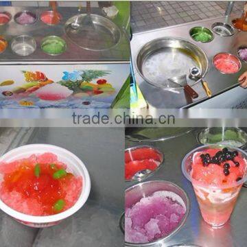 Newest Double Pan rolling Fry Ice Cream Machine for sale