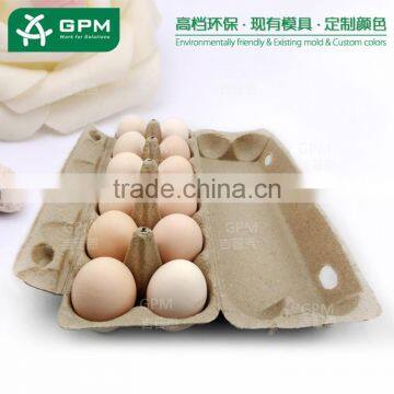 Wholesale 12 cell eco friendly packaging paper egg carton with multicolor options