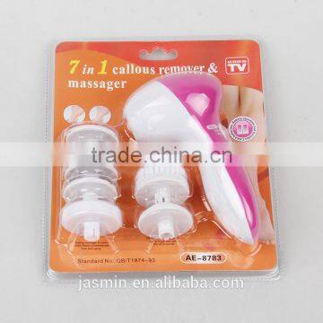 2016 hot as seen on TV 7 in 1 callous remover & massager for body health care