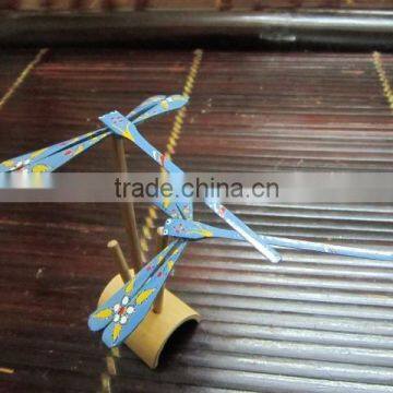 Antique Artistic Patterns on Balancing Bamboo Dragonfly for Children