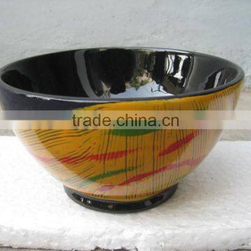 lacquer bowl coming back to child memories, happy meal with cheapest round bowl for decor