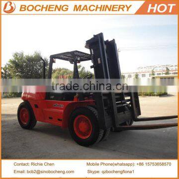 China Made Professional 10 Ton Heavy Duty Manual Diesel Forklift Truck