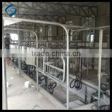 Fish bone cow milking machine /cow milking parlour