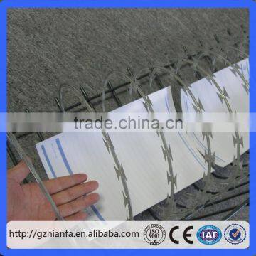 Barbed Wire Mesh Type and Stainless Steel Wire Material Razor Wire Fence(Guangzhou Factory)