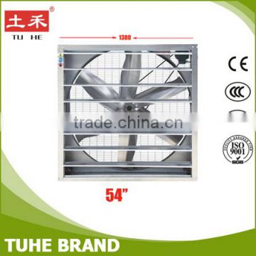 54'' Poultry farm ventilation cooling system belt drive exhaust fans