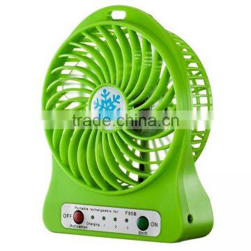 Factory Wholsales Rechargeable Mini USB Fan With Battery photo-4