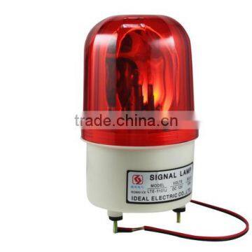 Electric fence warning light