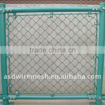 galvanized or PVC coated chain link fence for safety protection