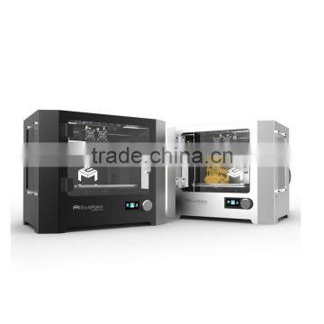 EcubMaker FANTASY Pro Dual Extruder Large Metal FDM 3D Printer Machine China for Sale 260x180x200mm Support Soluble Filament photo-4