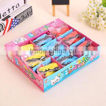 School Office Supply Reward 4x Simulated Cartoon Car Eraser photo-4
