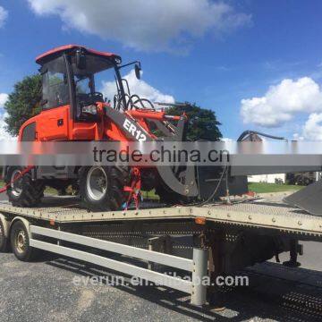 Everun small wheel loader ER12 with snow plough