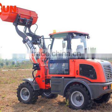 Everun Wheel Loader Moving Type ER12 Mini Front Loader With Adjustable Pallet Forks photo-5