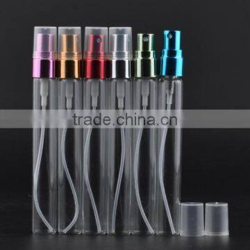 MUB 10ml Refillable Clear Glass Perfume Spray Bottle With Aluminum Atomizer photo-6