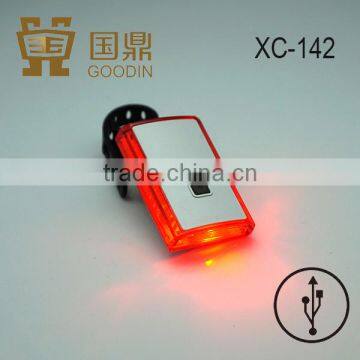 Micro USB Rechargeable of Bicycle Tail Light,300 Degree View Angle,3 Super Bright Red LED photo-4