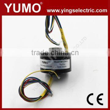 SR1254-6 6wires OD 54mm bore size 12mm through bore slip ring