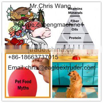 Dry pet food pellet making machine/dog food processing equipment